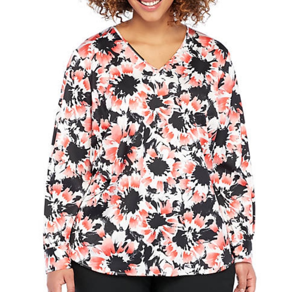 NWT The Limited Puff Sleeve V-Neck Blouse 3X
